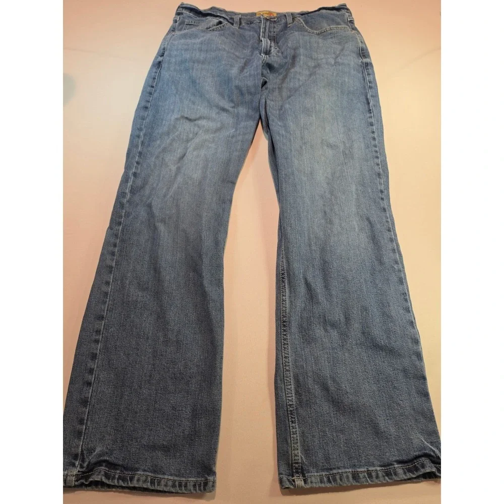 Wrangler 20X Style 33 Extreme Relaxed Mens Jeans 36x32 Blue Denim 33MWXGL